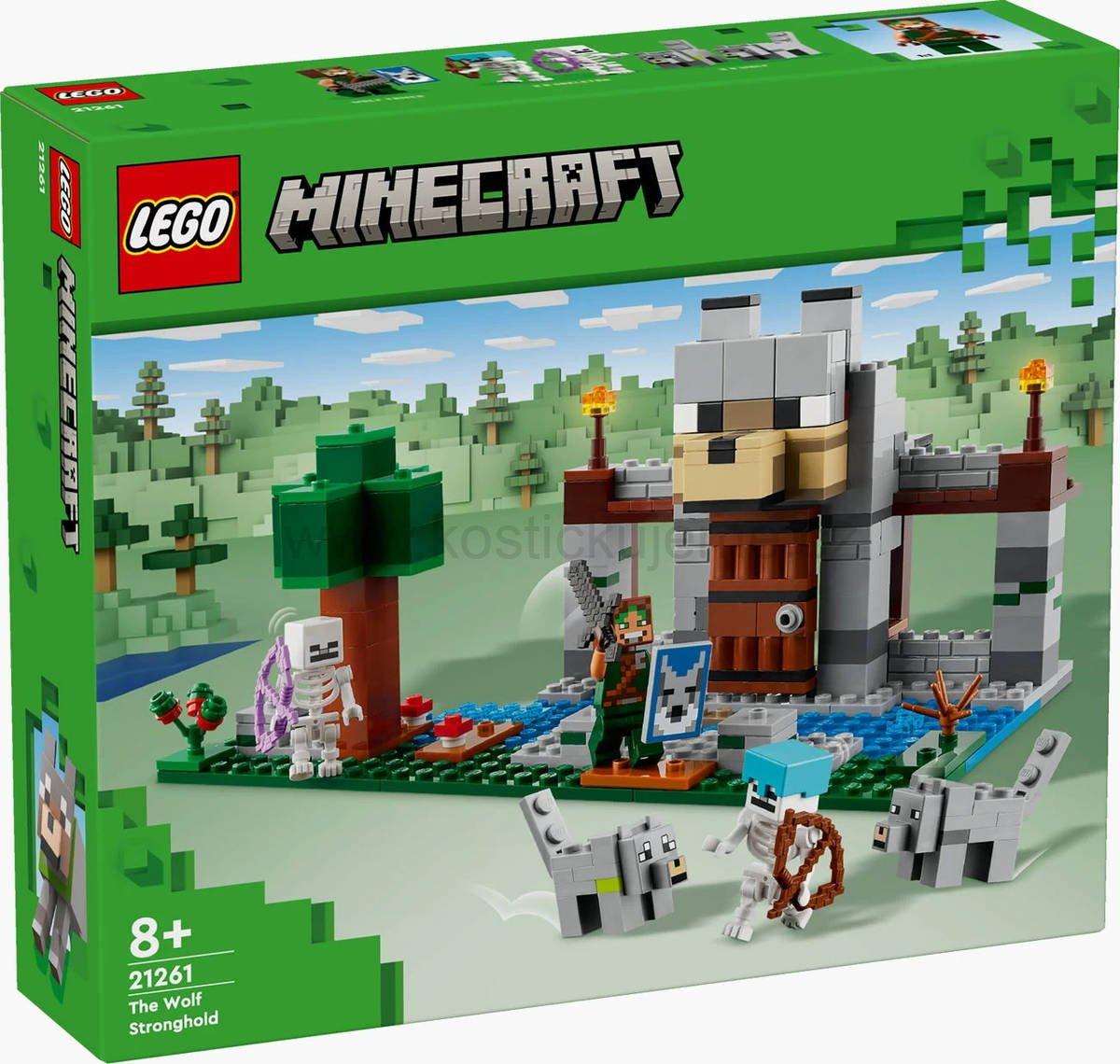 LEGO Minecraft 21261 Vlčí pevnost