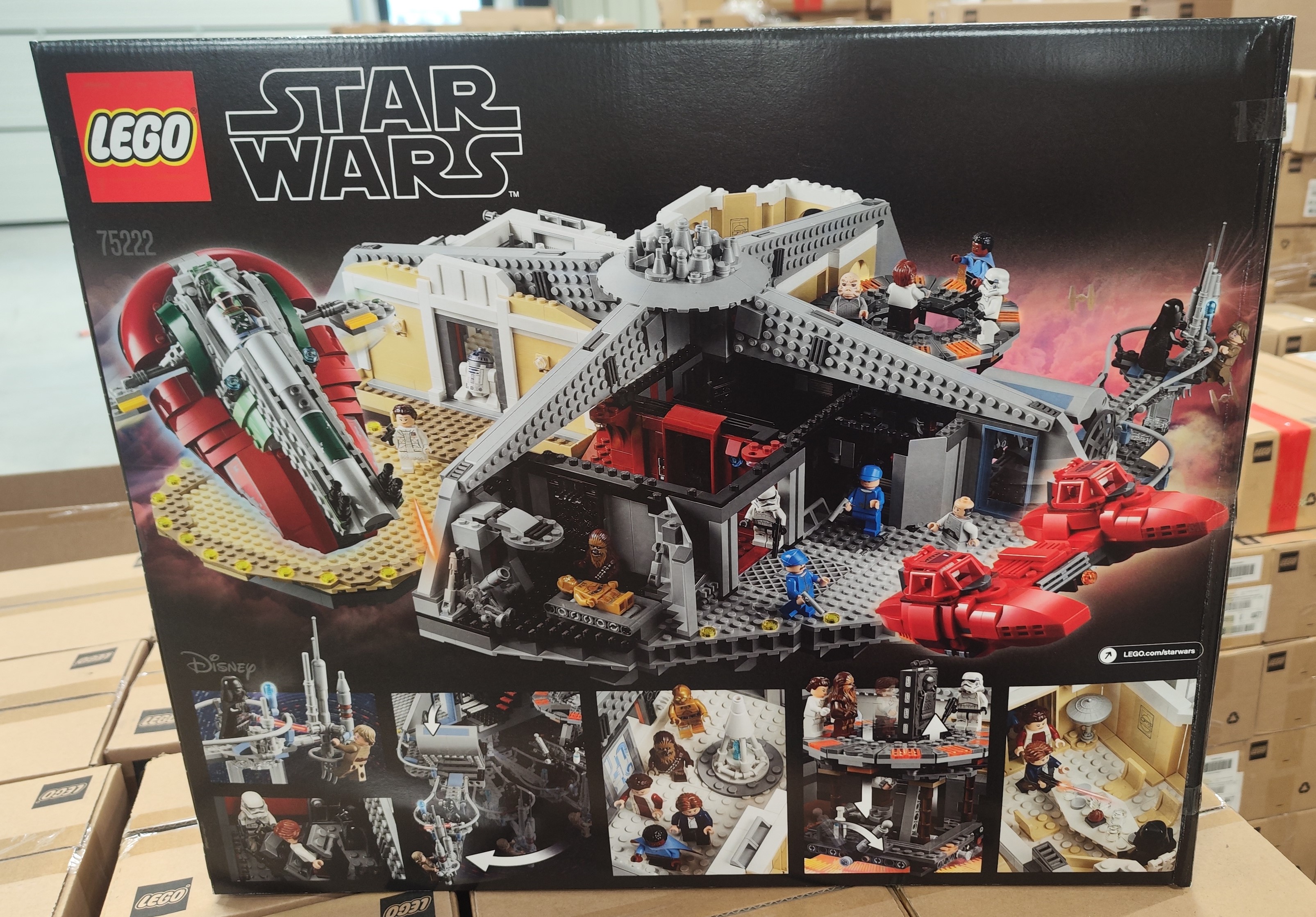 LEGO Star Wars 75222 Zrada v Oblačném městě- promáčklá krabice