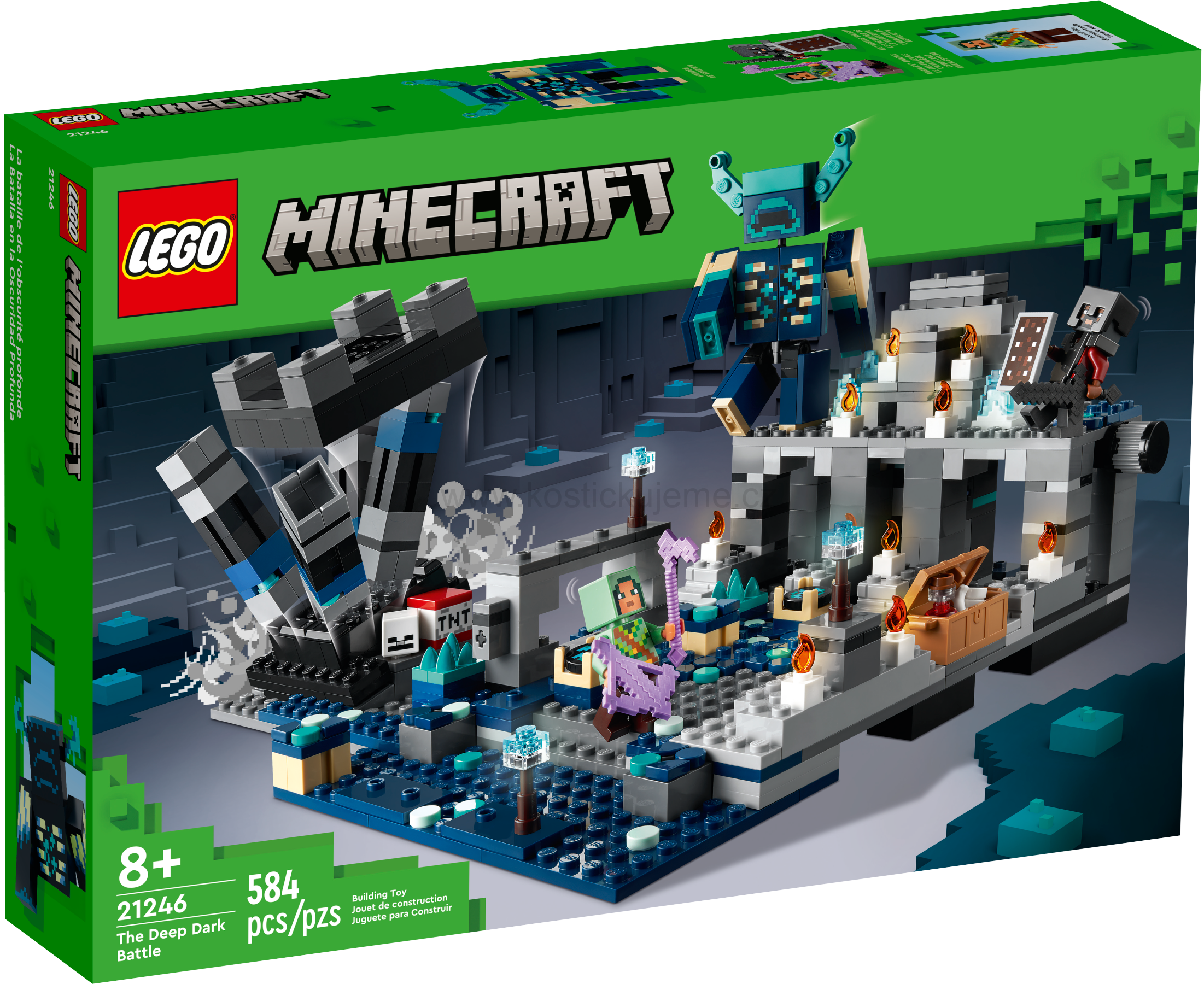 LEGO Minecraft 21246 Bitva v Deep Darku