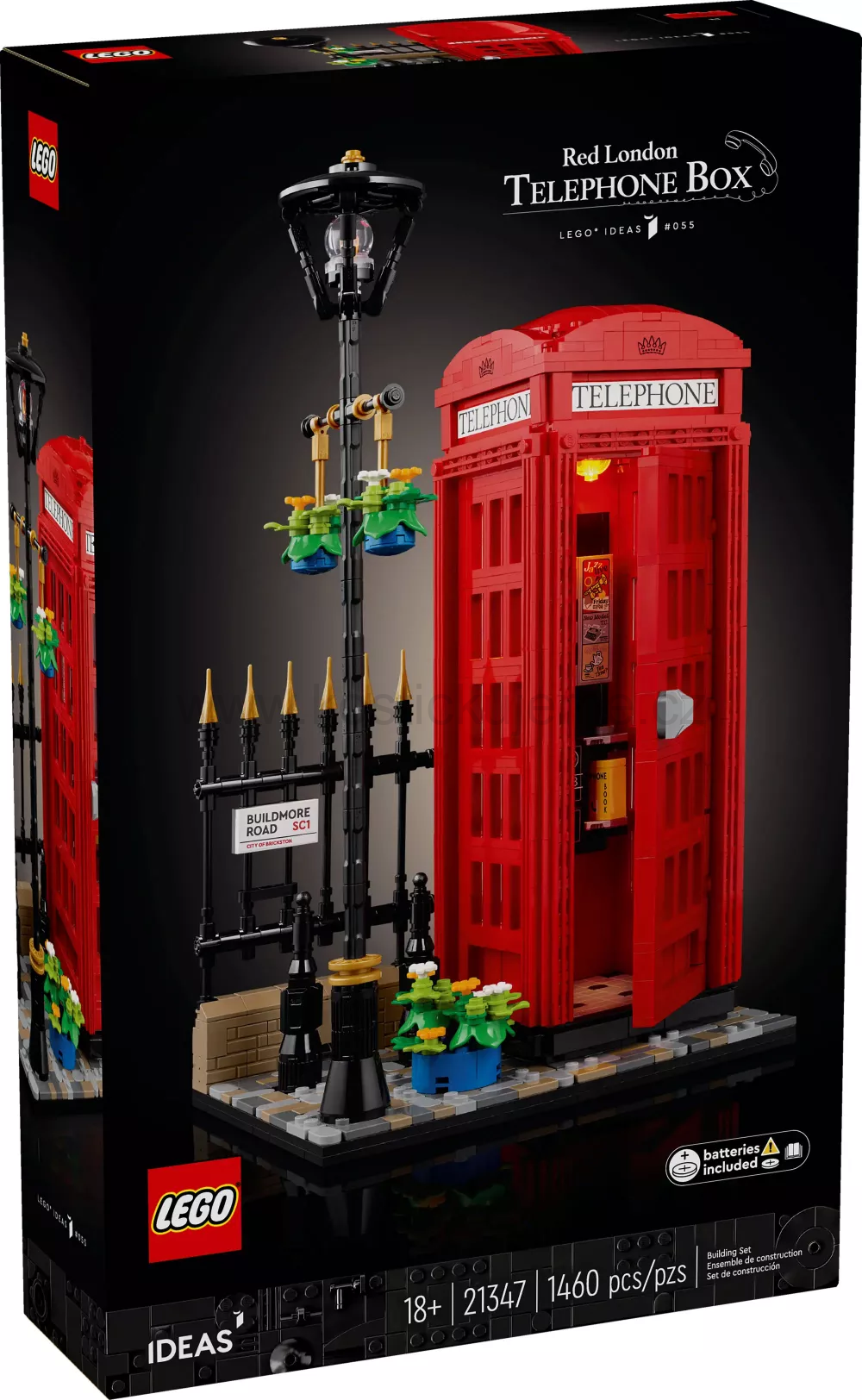LEGO Ideas 21347 Červená londýnská telefonní budka