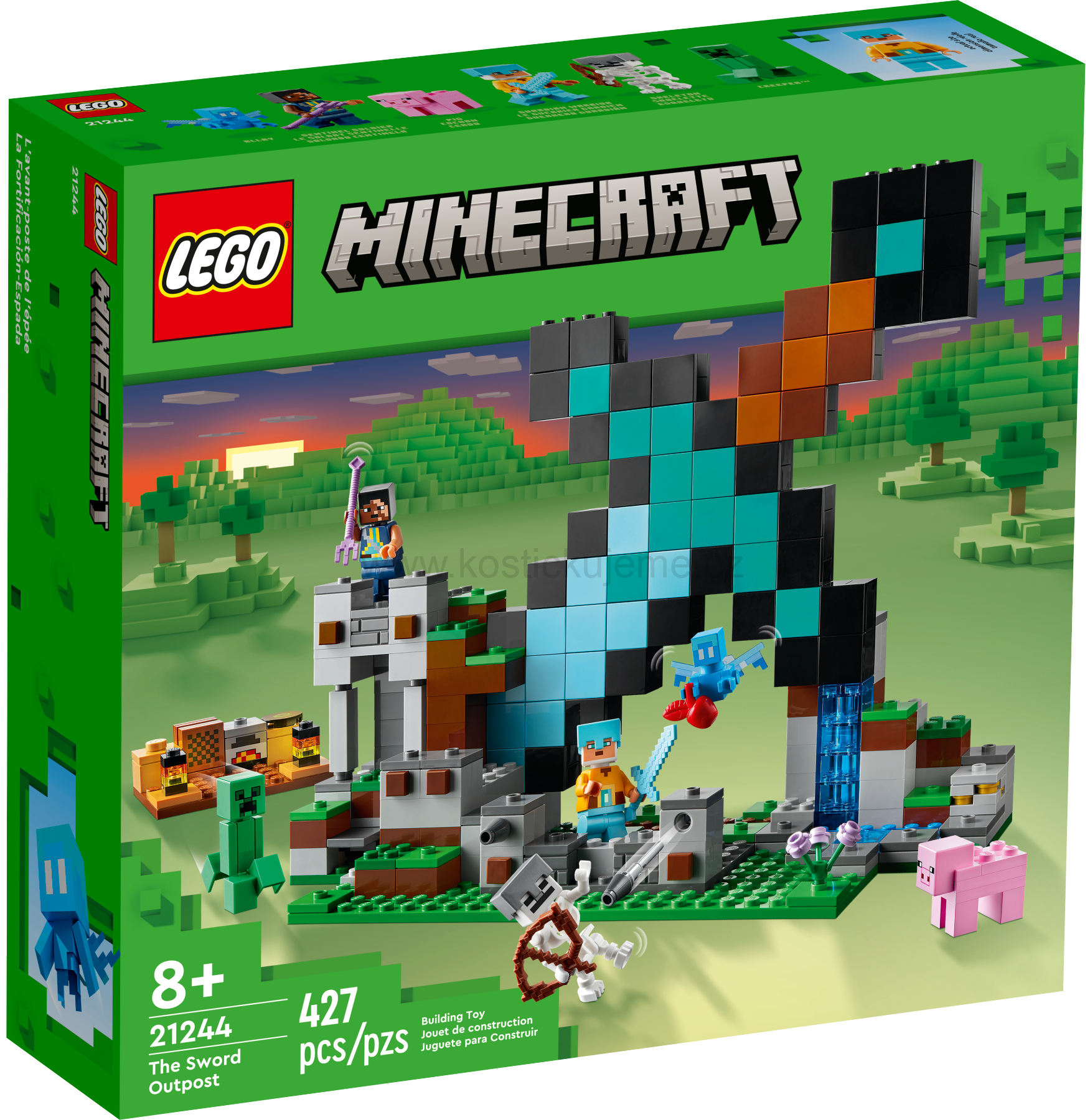 LEGO Minecraft 21244 Rytířská základna