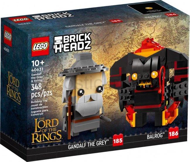LEGO BrickHeadz 40631 Gandalf Šedý a Balrog Lord of the Rings