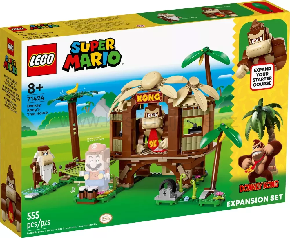 LEGO Super Mario 71424 Donkey Kongův dům na stromě – rozšiřující set