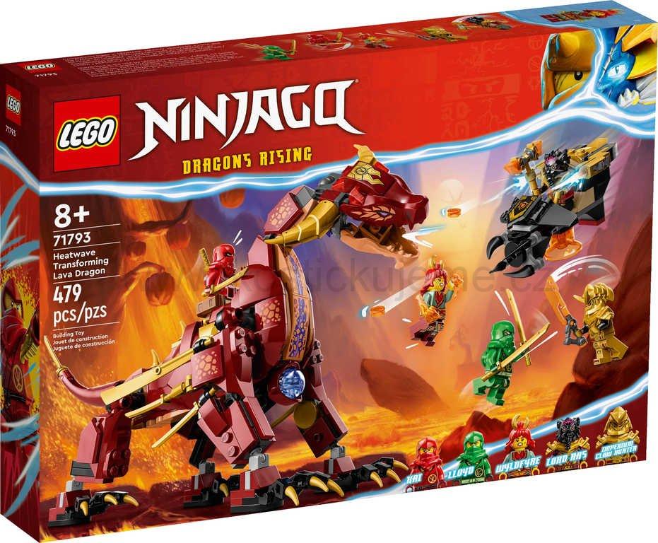 LEGO Ninjago 71793 Heatwave a jeho transformační lávový drak