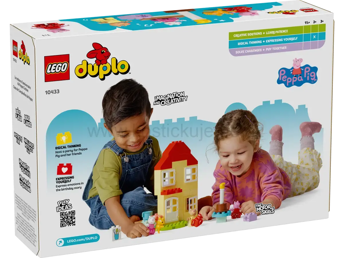 LEGO Duplo 10433 Prasátko Peppa a narozeninový dům