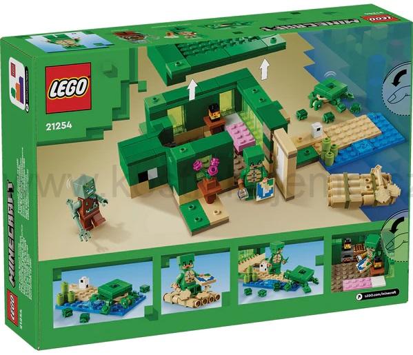 LEGO Minecraft 21254 Želví domek na pláži