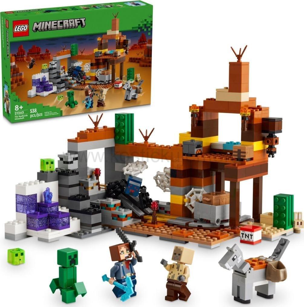 LEGO Minecraft 21263 Důlní šachta v pustině