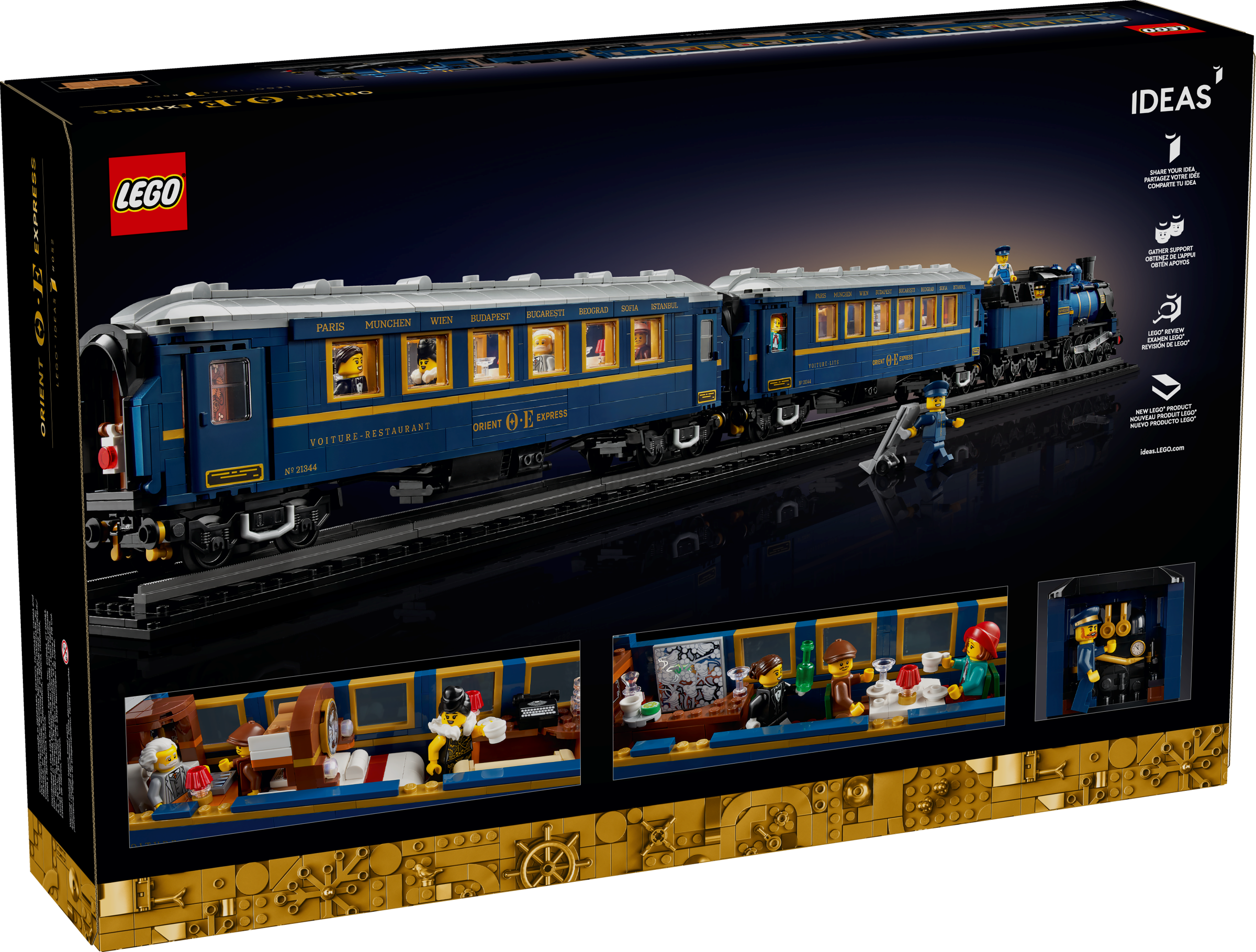 LEGO Ideas 21344 Vlak Orient Express
