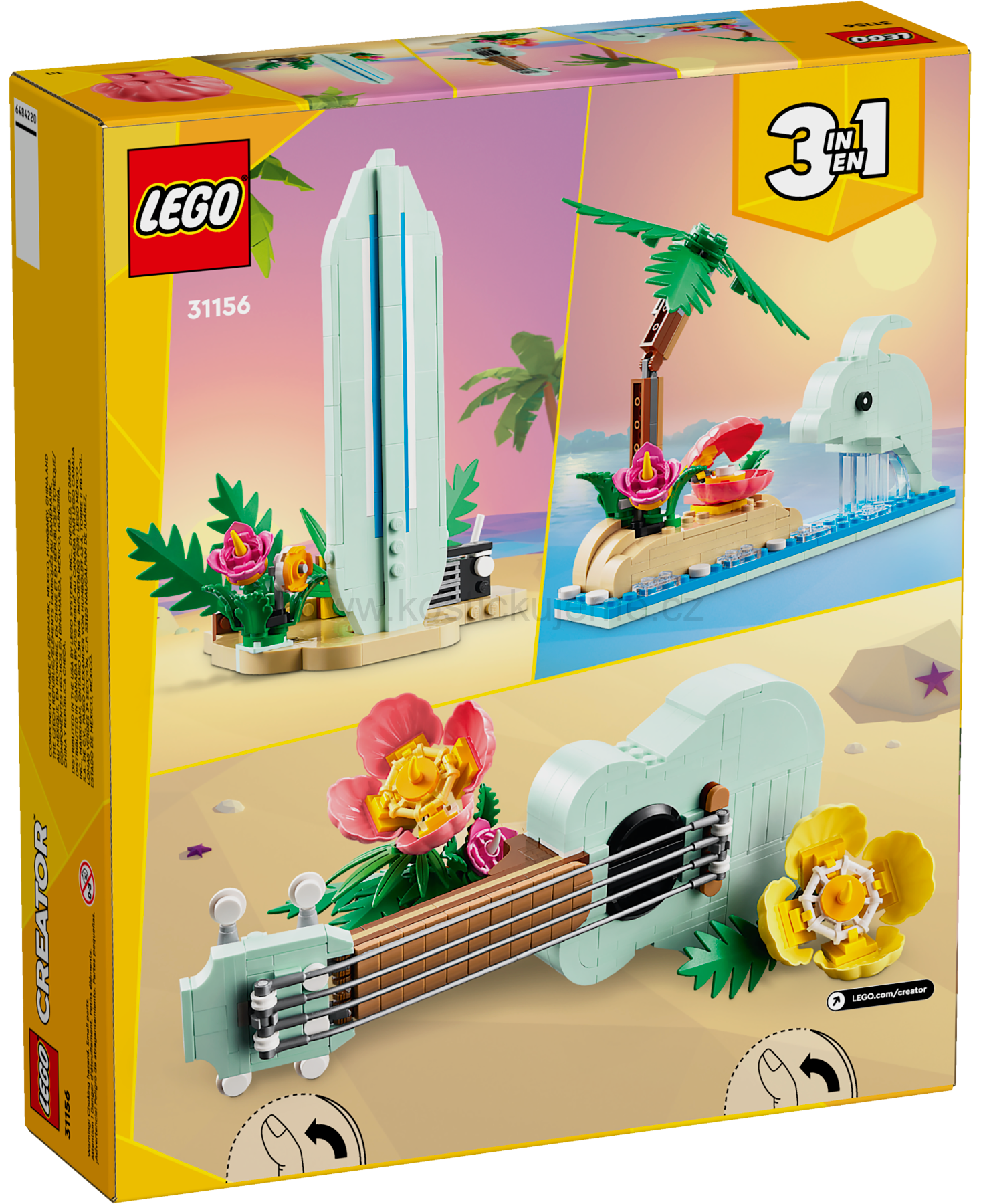 LEGO Creator 3v1 31156 Tropické ukulele