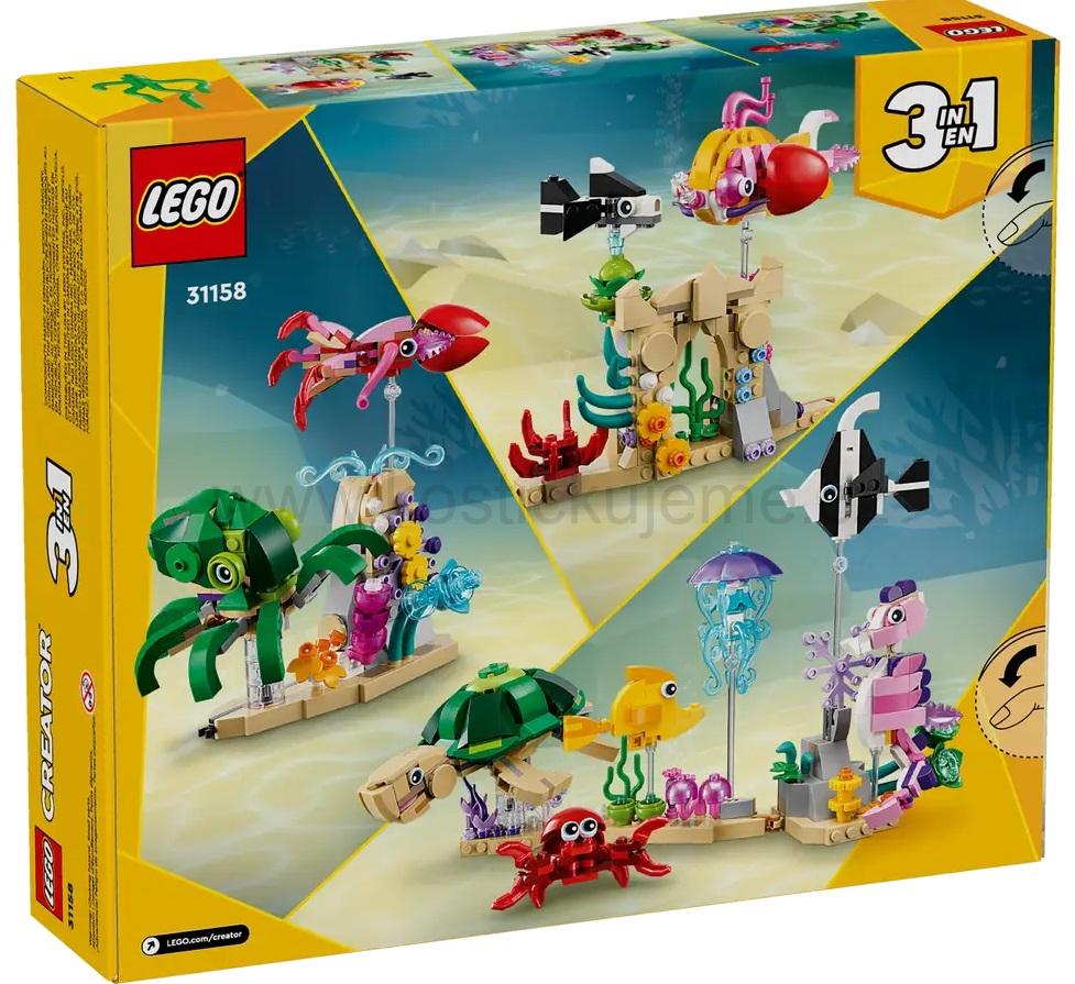 LEGO Creator 3v1 31158 Mořští živočichové
