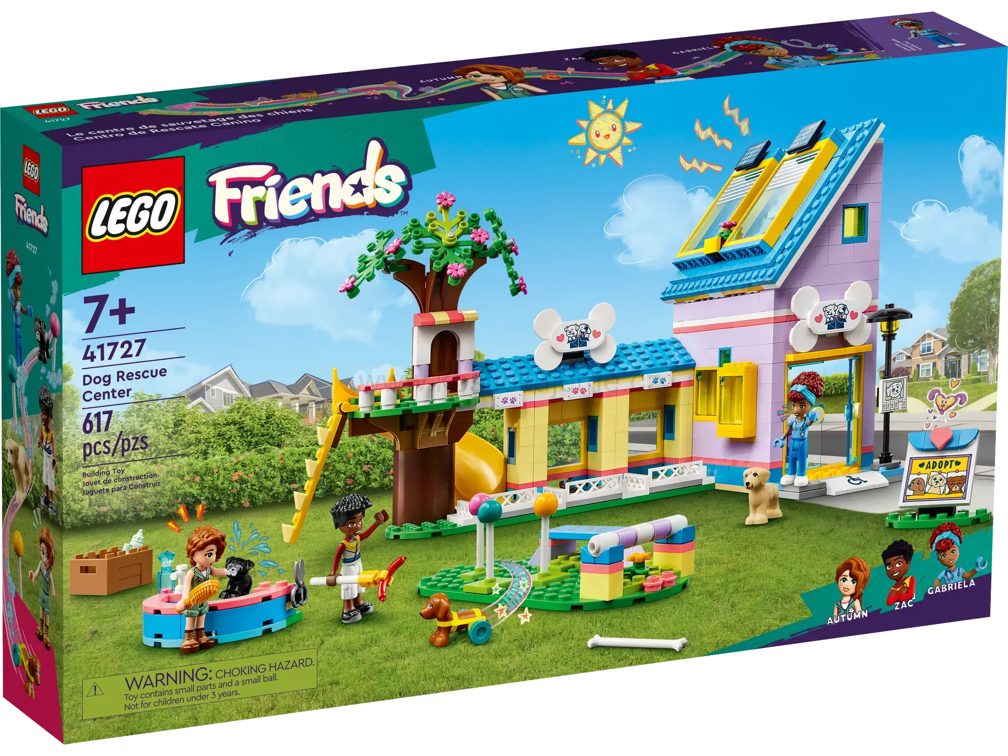 LEGO® Friends 41727 Psí útulek - promackla krabice