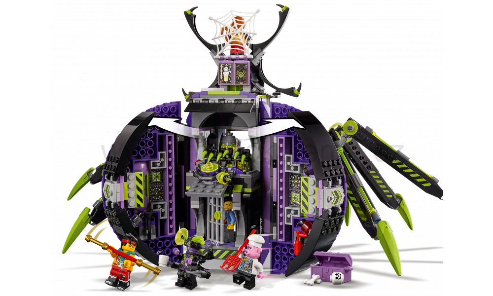 LEGO Monkie Kid 80022 Pavoučí základna Spider Queen