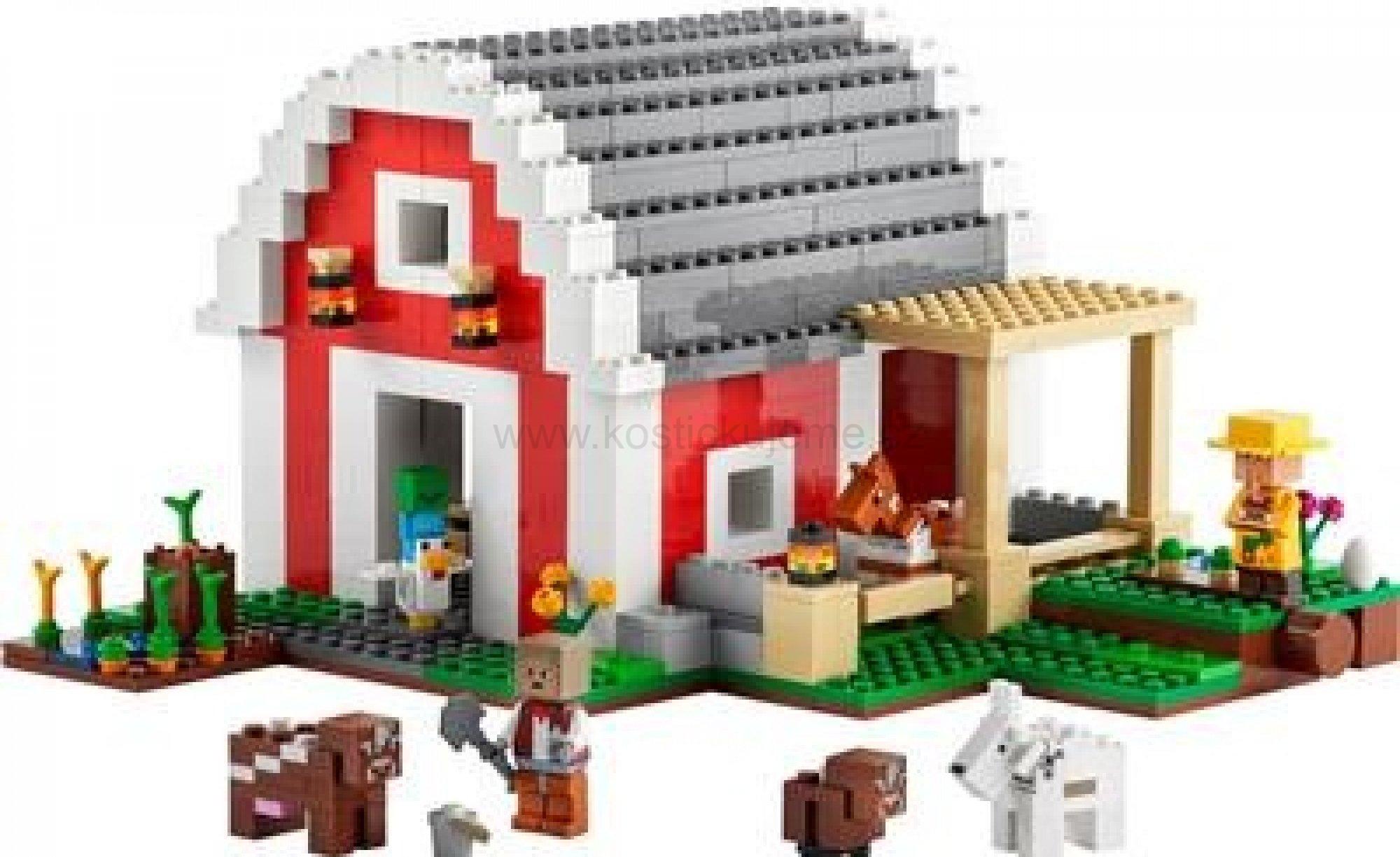 LEGO® Minecraft® 21187 Červená stodola