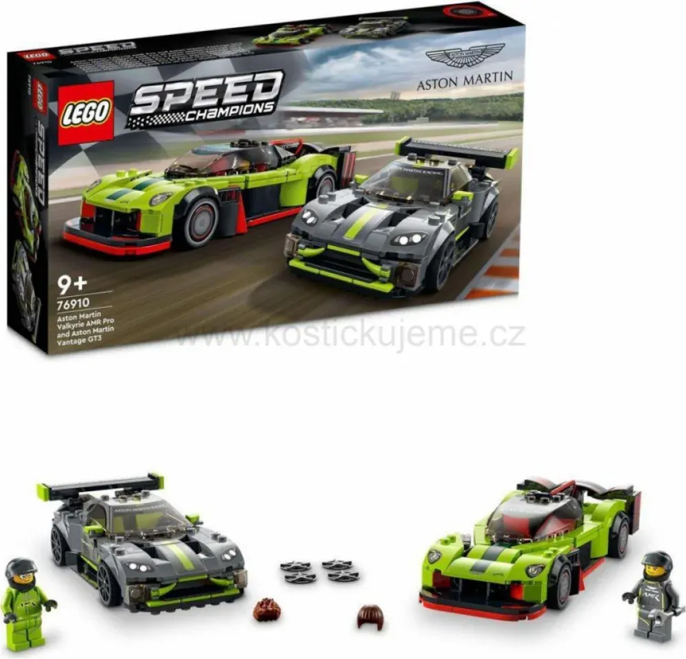 LEGO® Speed Champions 76910 Aston Martin Valkyrie AMR Pro a Aston Martin Vantage GT3