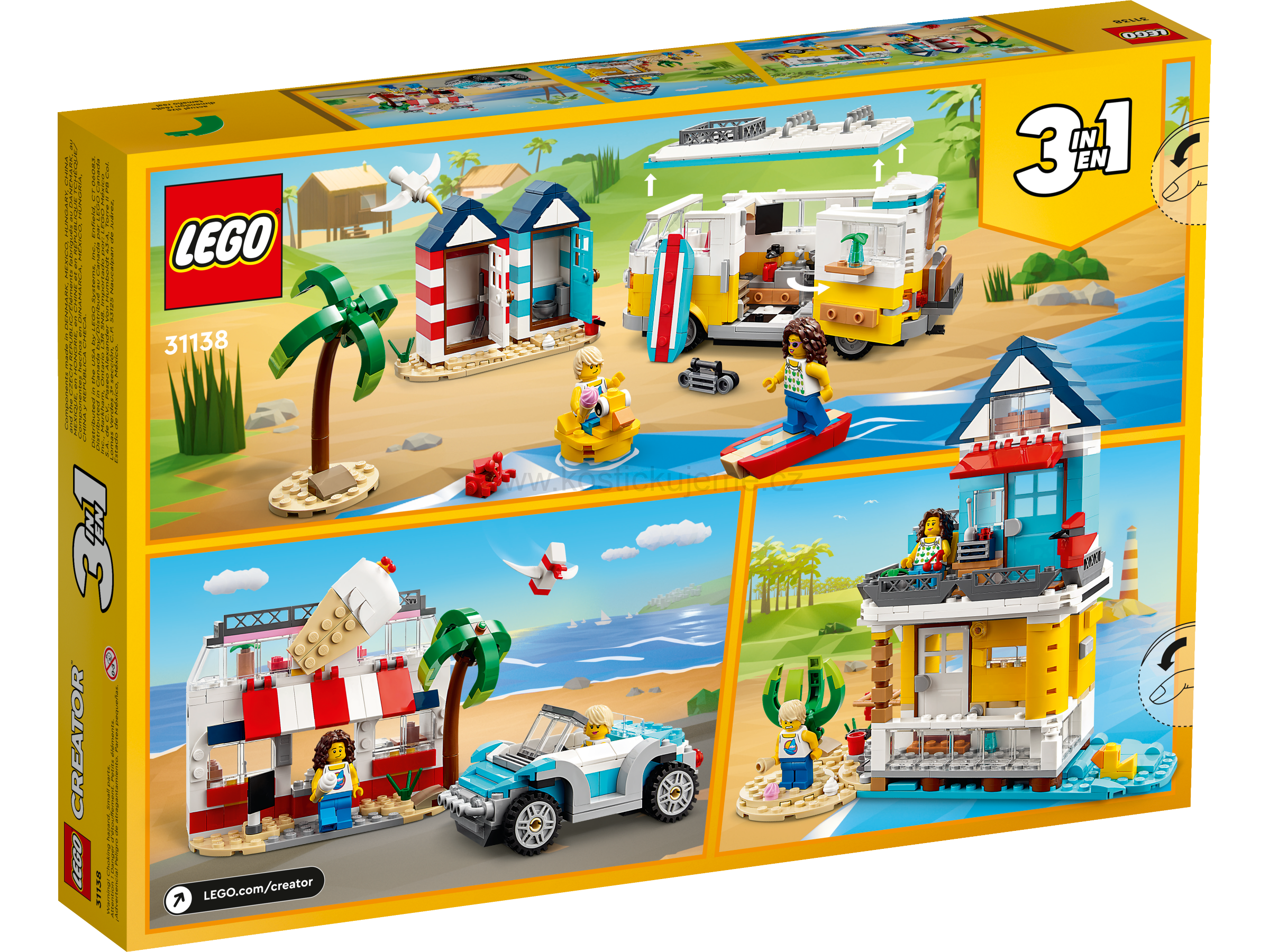 LEGO Creator 3v1 31138 Plážový karavan