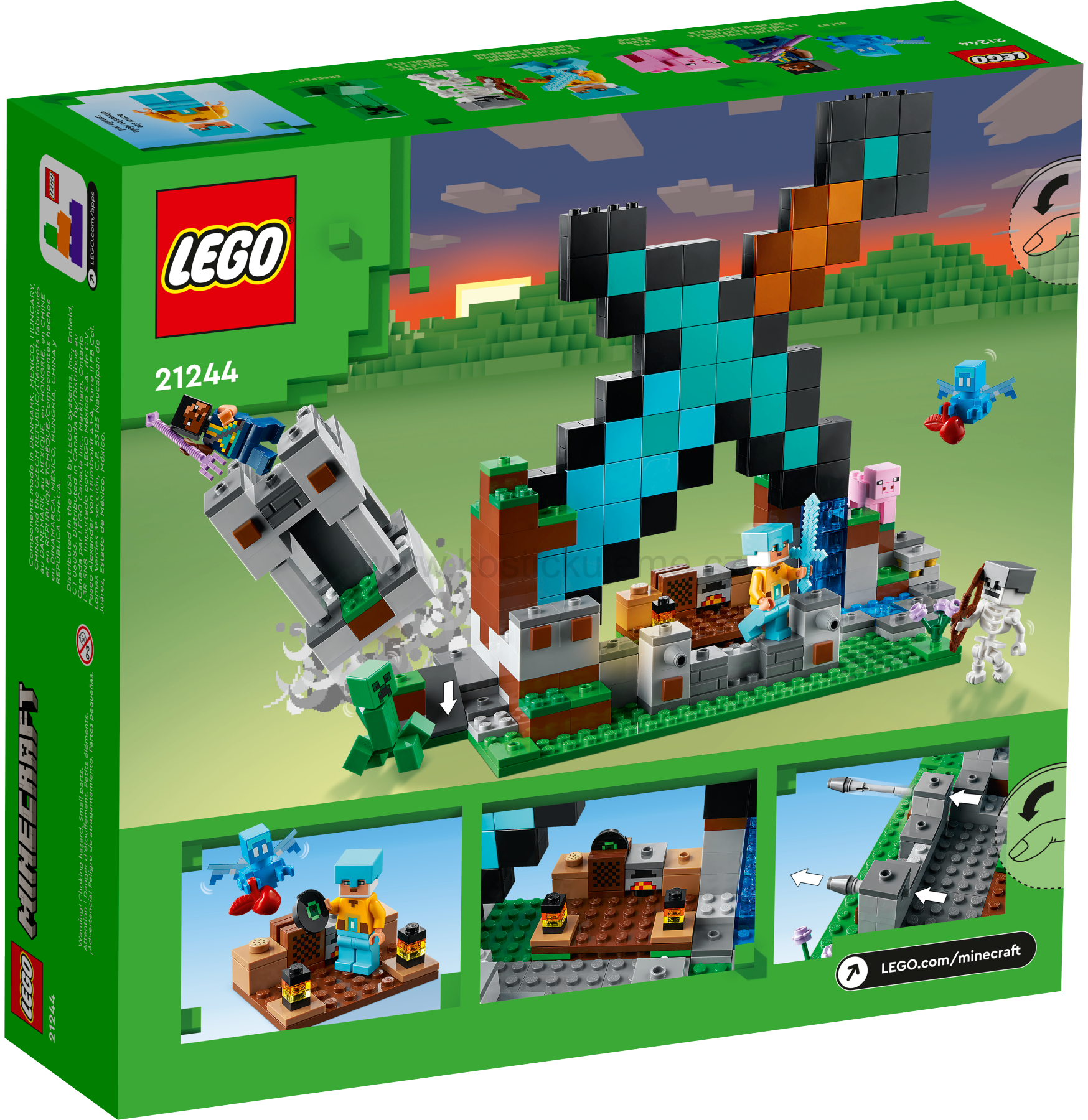LEGO Minecraft 21244 Rytířská základna
