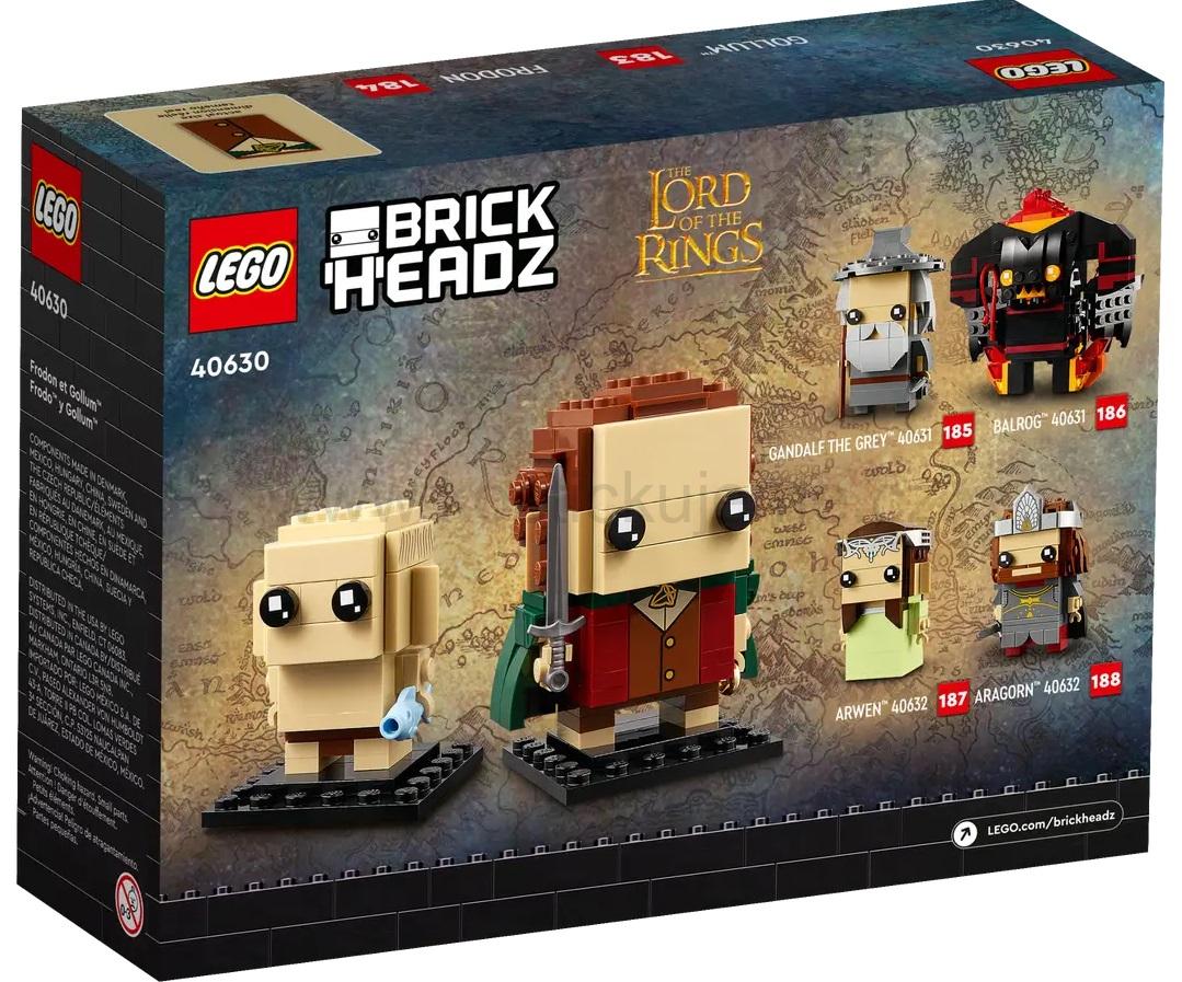LEGO BrickHeadz 40630 Frodo a Glum - Lord of the Rings