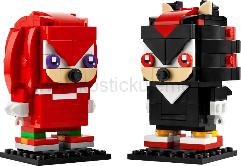 LEGO Brick Headz 40672 Ježek Sonic Shadow a Knuckles