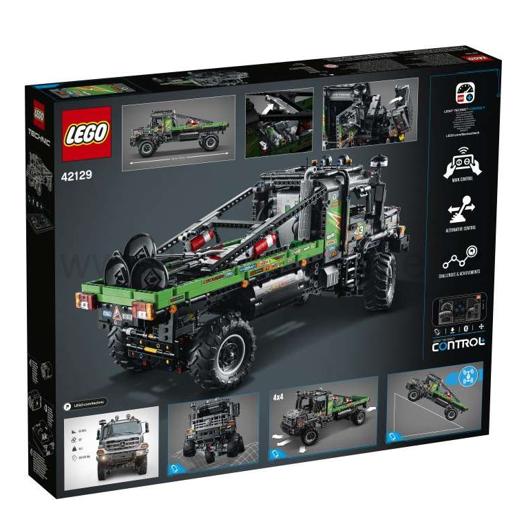 LEGO Technic 42129 Truck trialový vůz Mercedes-Benz Zetros 4x4
