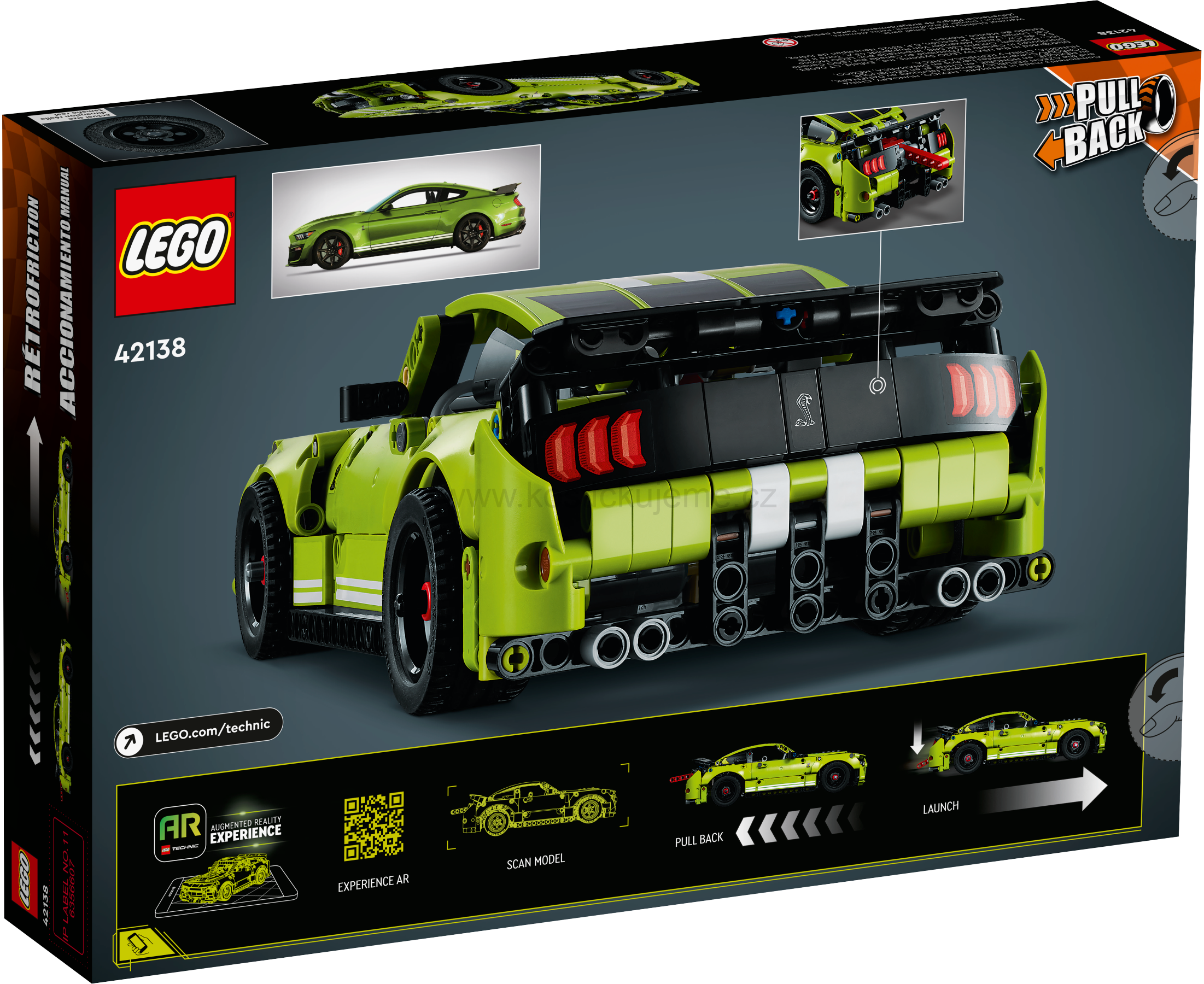 LEGO Technic 42138 Ford Mustang Shelby GT500