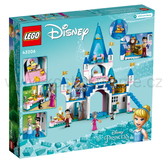 LEGO Disney Princess 43206 Zámek Popelky a krásného prince