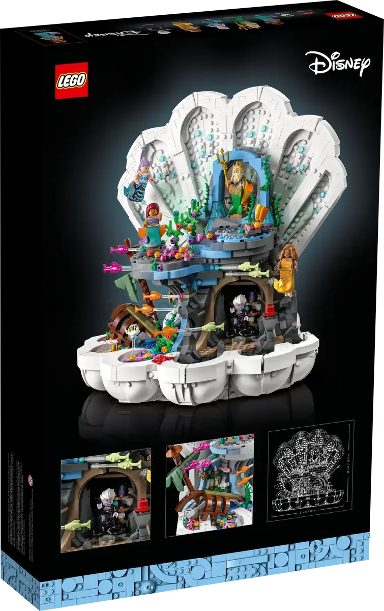 LEGO Disney 43225 Královská škeble Malé mořské víly