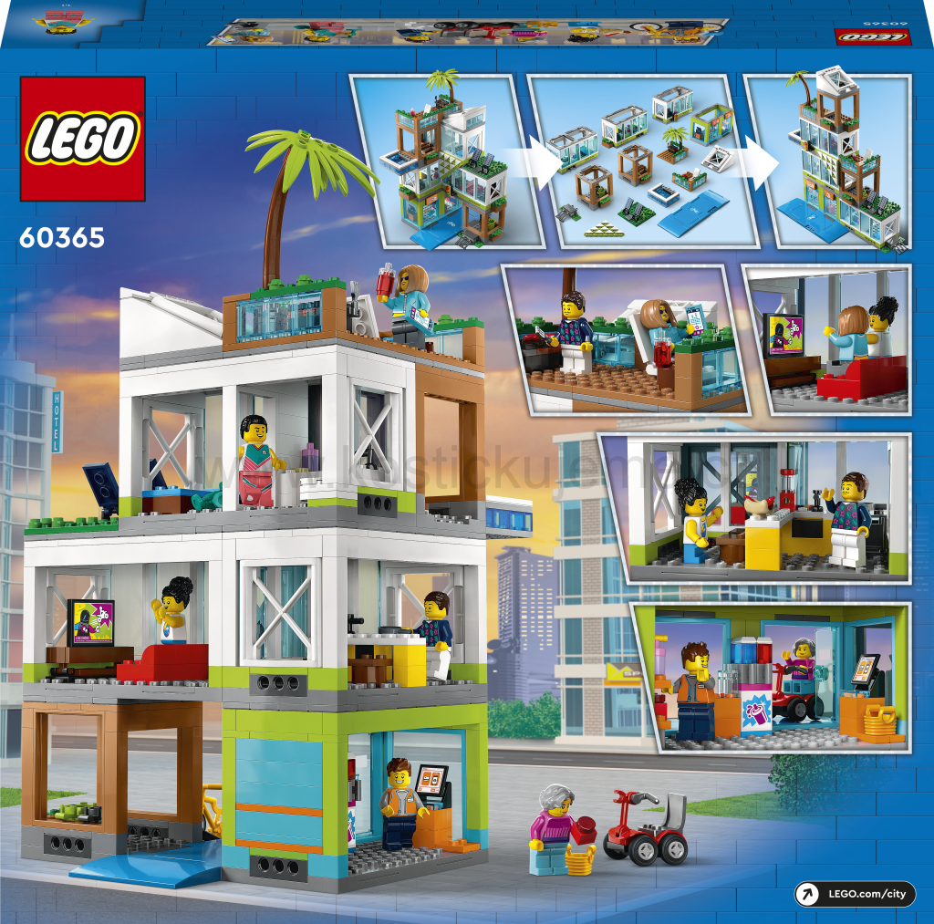 LEGO City 60365 Bytový komplex