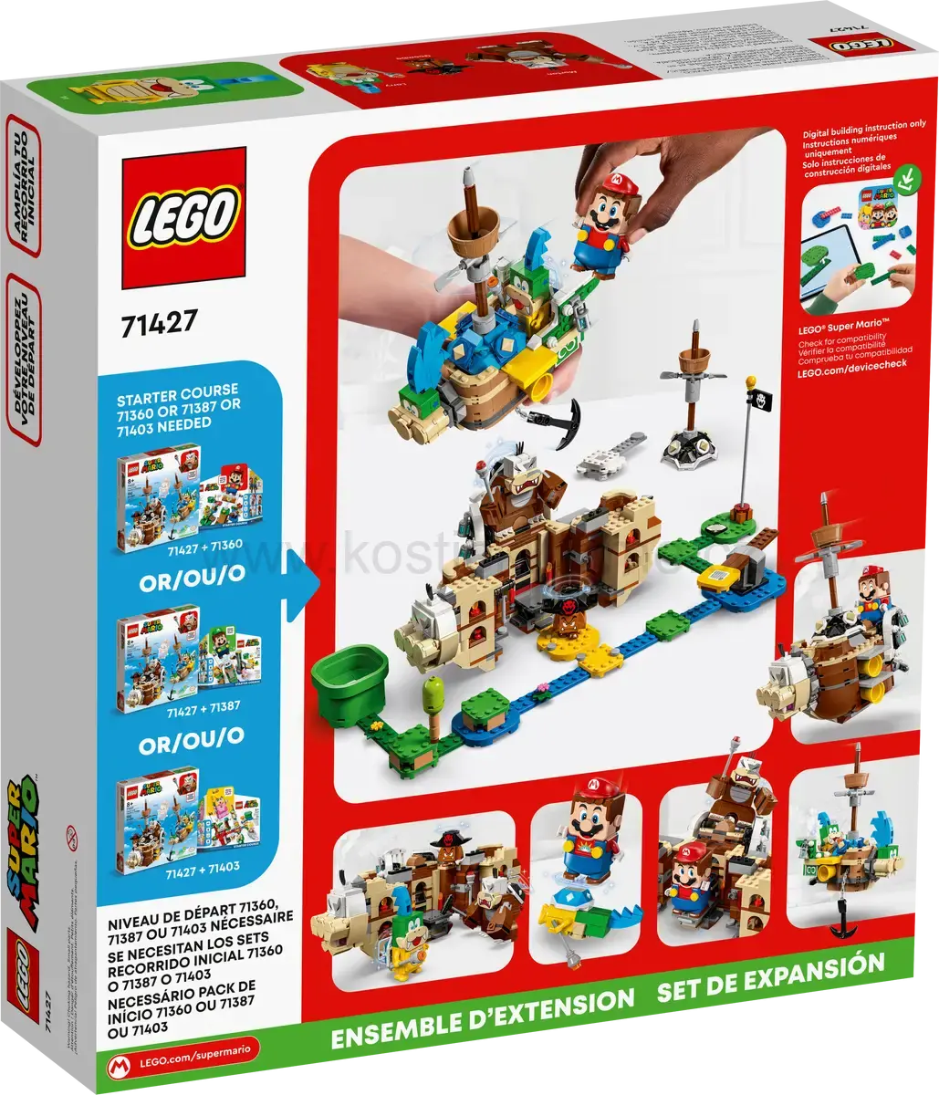 LEGO Super Mario 71427 Vzducholodě Larryho a Mortona – rozšiřující set