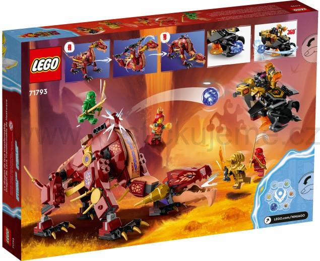LEGO Ninjago 71793 Heatwave a jeho transformační lávový drak
