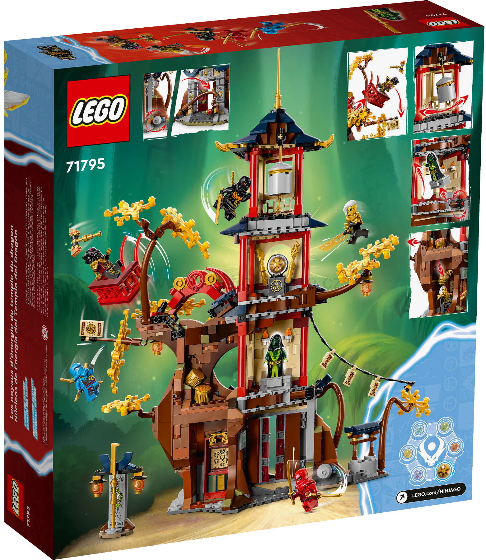 LEGO Ninjago 71795 Chrám dračích energetických jader