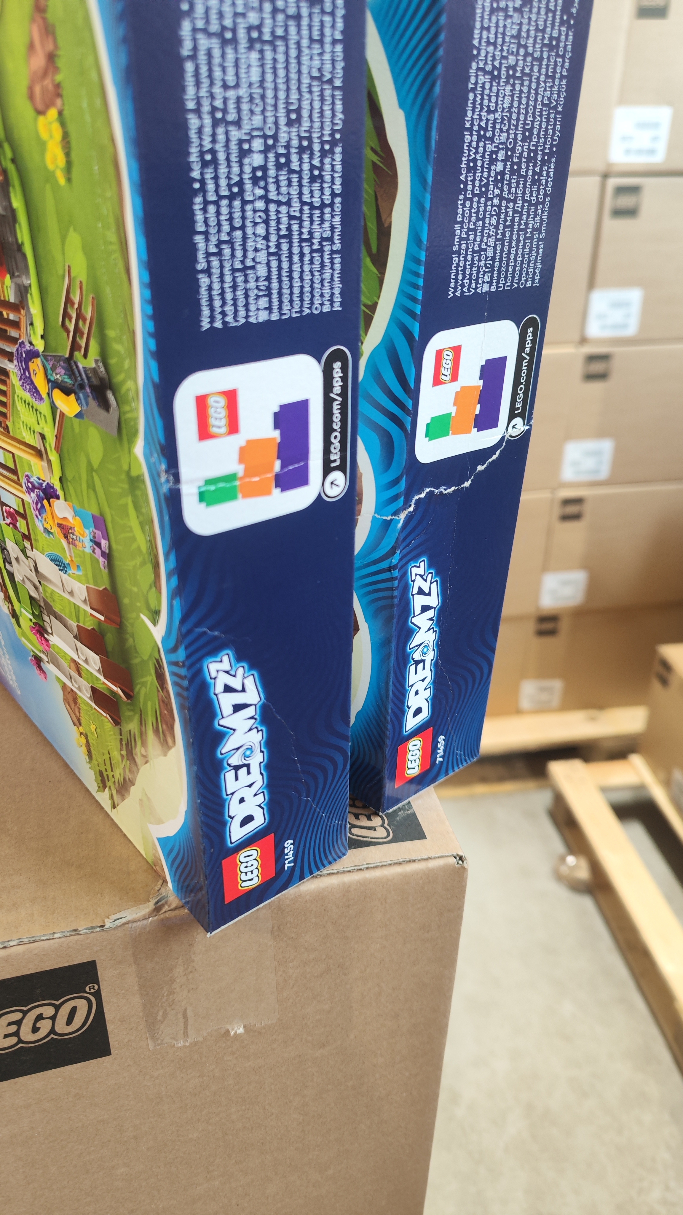 LEGO Dreamzzz 71459 Stáj snových stvoření - tukla krabice 