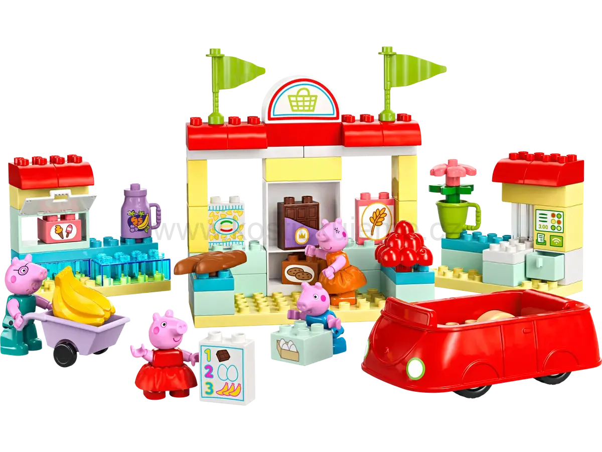 LEGO Duplo 10434 Prasátko Peppa a supermarket