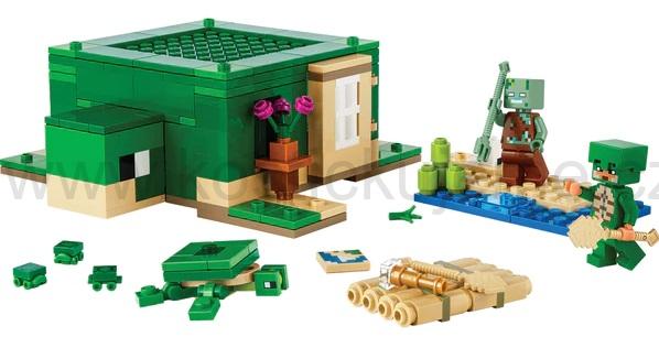 LEGO Minecraft 21254 Želví domek na pláži