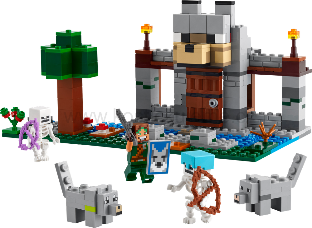 LEGO Minecraft 21261 Vlčí pevnost