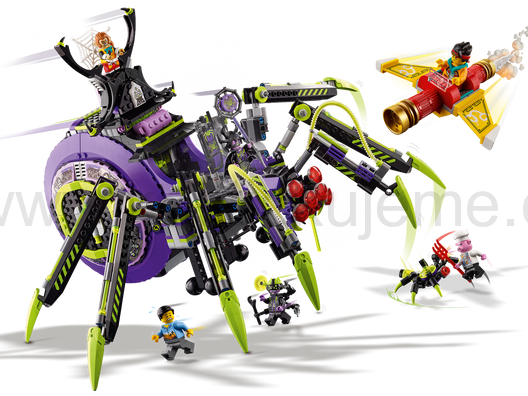 LEGO Monkie Kid 80022 Pavoučí základna Spider Queen