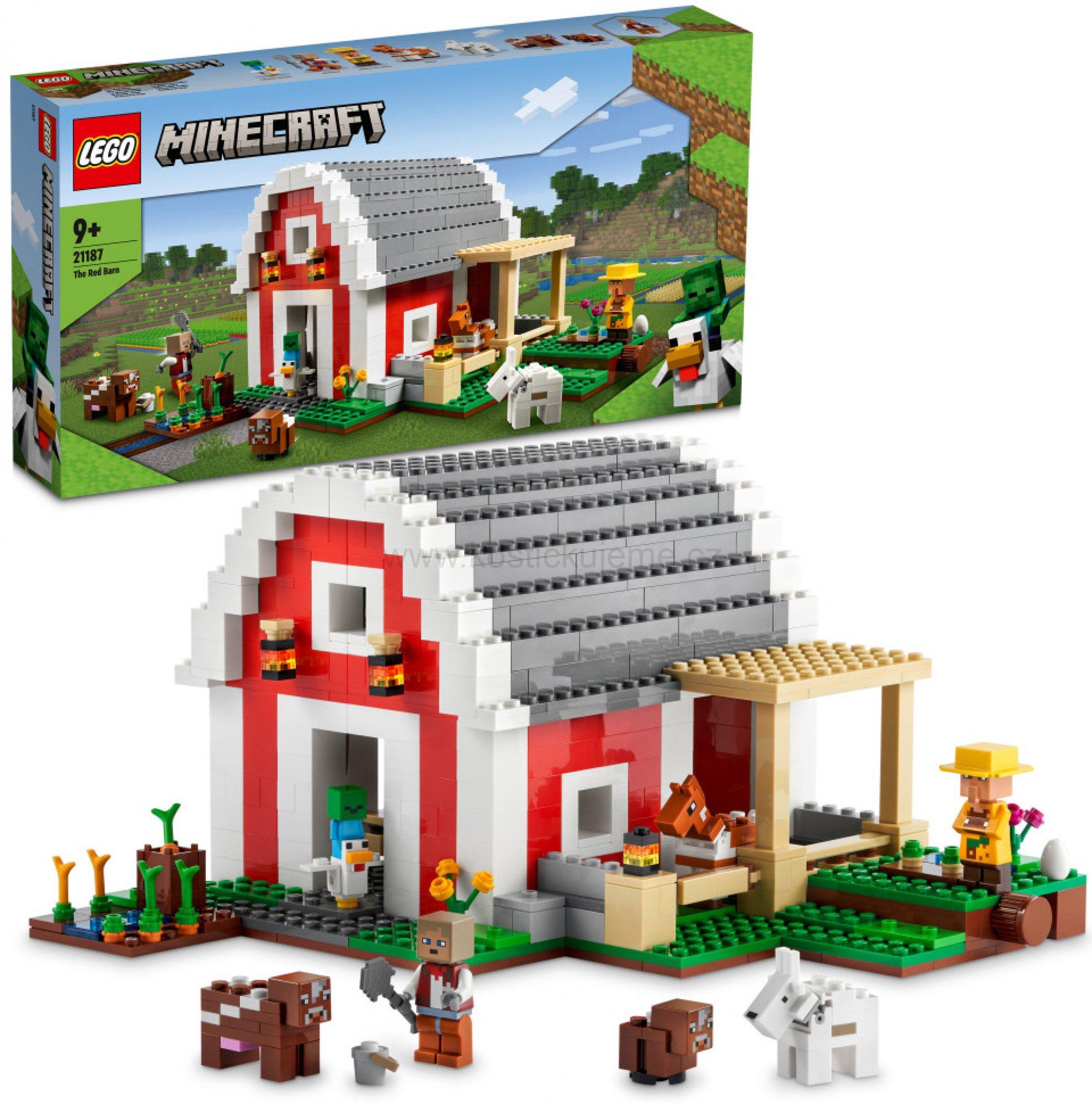 LEGO® Minecraft® 21187 Červená stodola