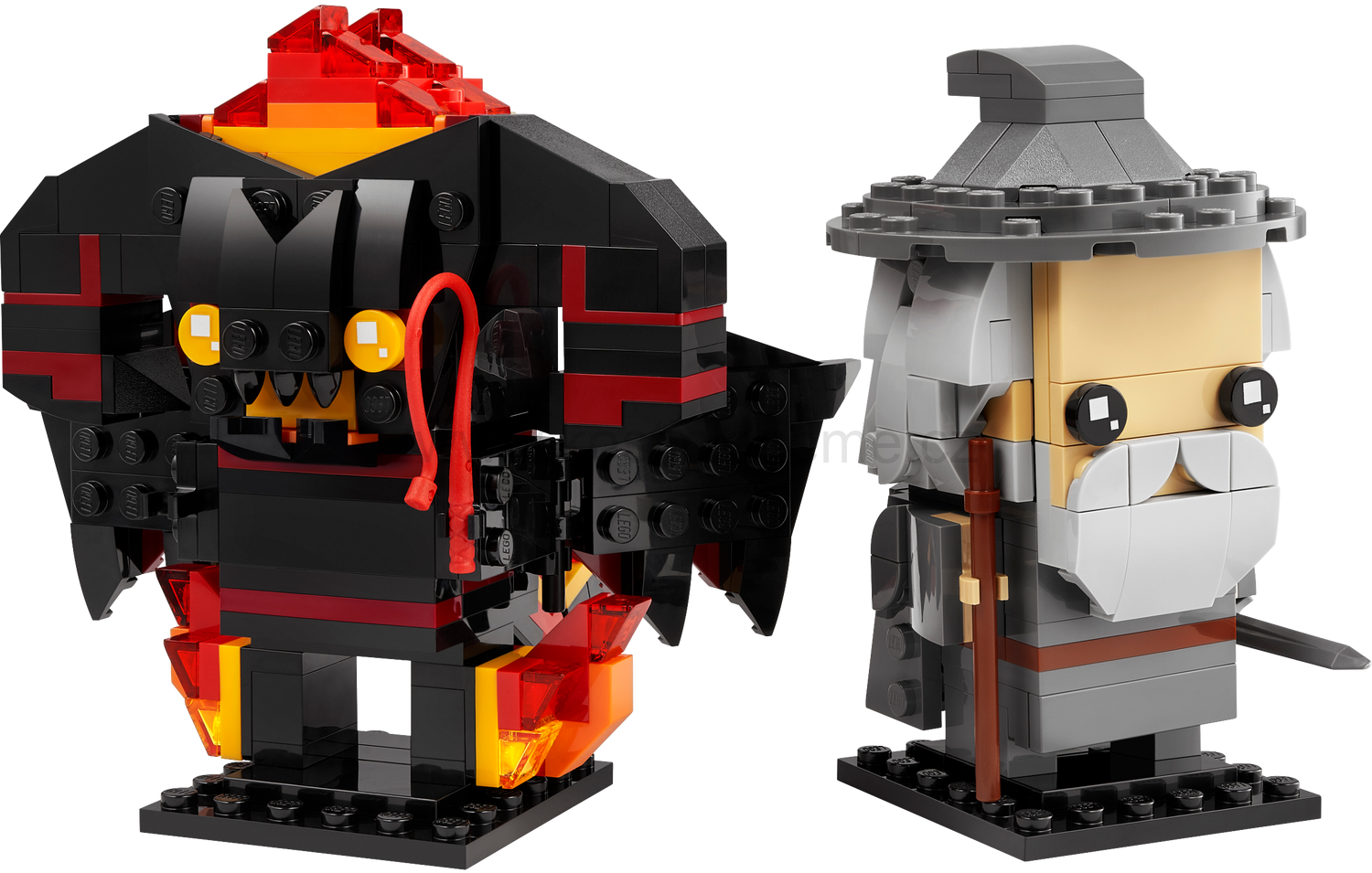 LEGO BrickHeadz 40631 Gandalf Šedý a Balrog Lord of the Rings