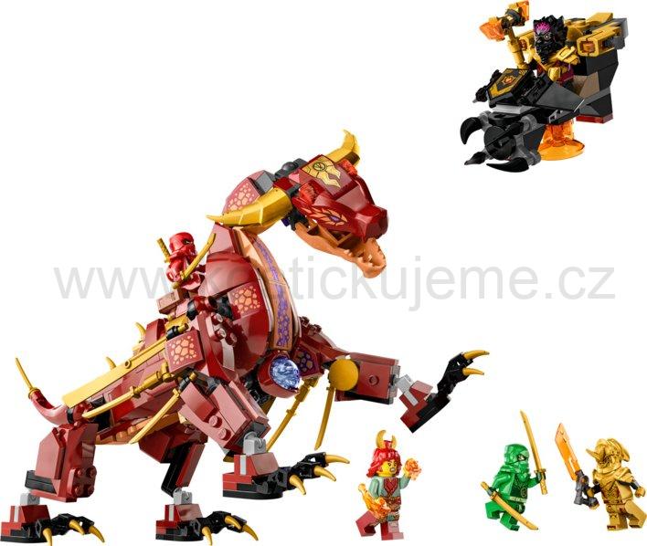 LEGO Ninjago 71793 Heatwave a jeho transformační lávový drak