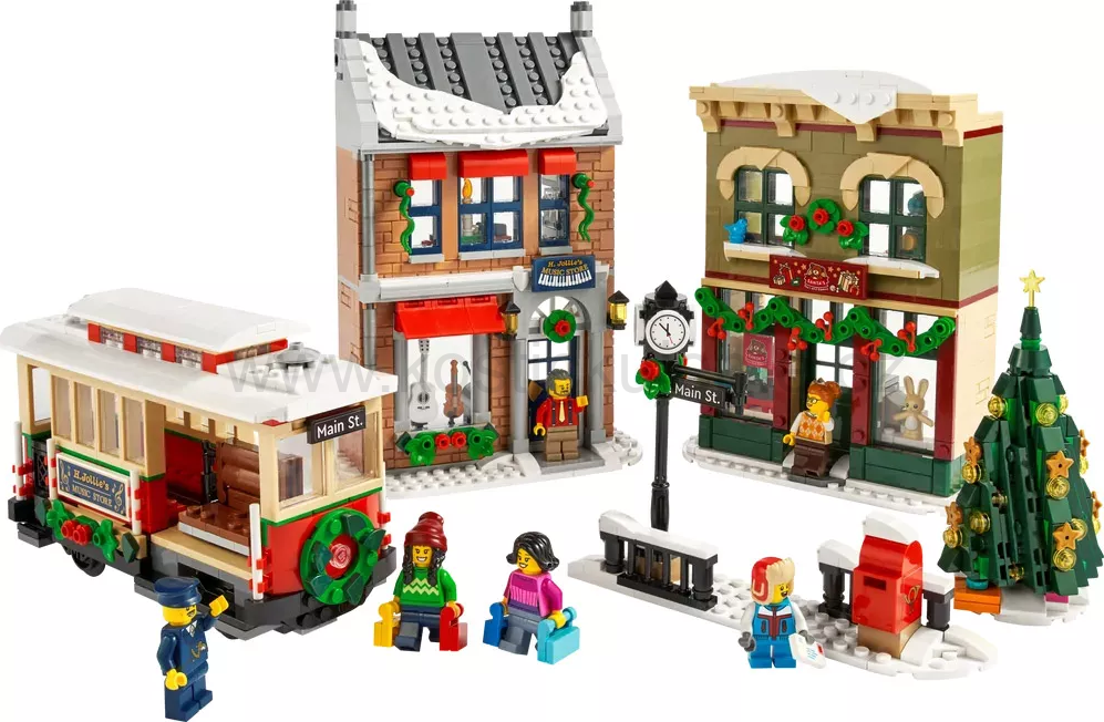 LEGO Icons 10308 Vánoce na hlavní ulici