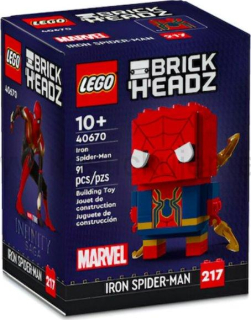 LEGO 40670  BRICK HEADZ IRON SPIDER-MAN