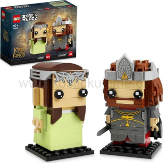 LEGO BrickHeadz 40632 Aragorn a Arwen - Lord of the Rings