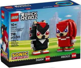 LEGO Brick Headz 40672 Ježek Sonic Shadow a Knuckles